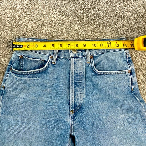 AGOLDE- Women’s High-rise Lana Crop Jeans - Picture 8 of 8